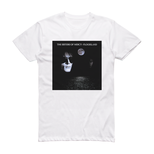 The Sisters of Mercy Floodland 1 Album Cover T-Shirt White