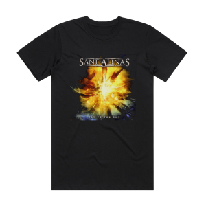 Sandalinas Fly To The Sun Album Cover T-Shirt Black