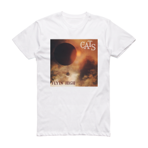 The Cats Flyin High Album Cover T-Shirt White
