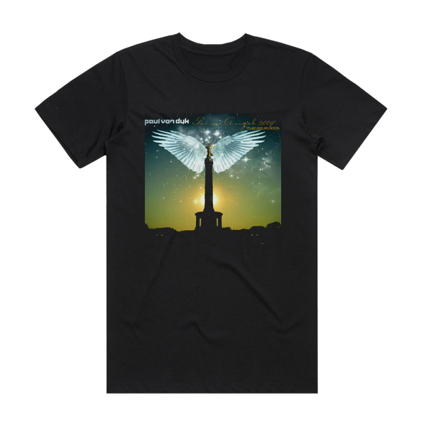 Paul van Dyk For An Angel 2009 1 Album Cover T-Shirt Black