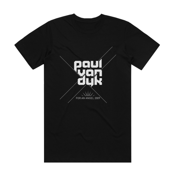 Paul van Dyk For An Angel 2009 3 Album Cover T-Shirt Black