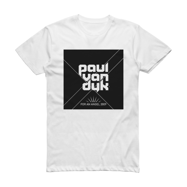 Paul van Dyk For An Angel 2009 3 Album Cover T-Shirt White