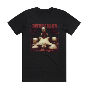Torture Killer For Maggots To Devour Album Cover T-Shirt Black