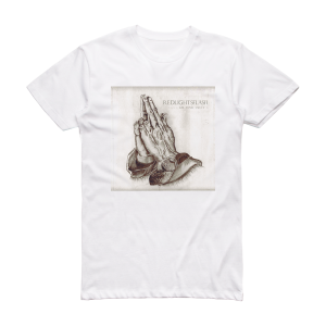 Red Lights Flash For Your Safety Album Cover T-Shirt White