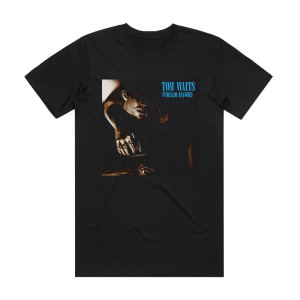 Tom Waits Foreign Affairs Album Cover T-Shirt Black