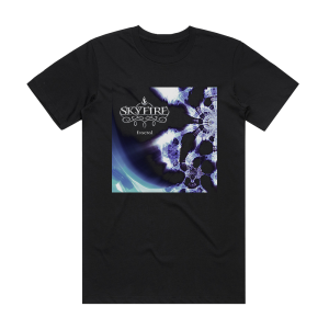 Skyfire Fractal Album Cover T-Shirt Black