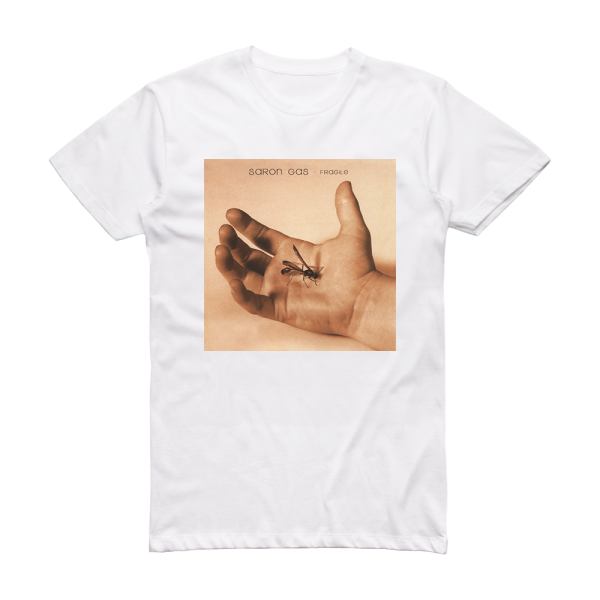 Saron Gas Fragile Album Cover T-Shirt White