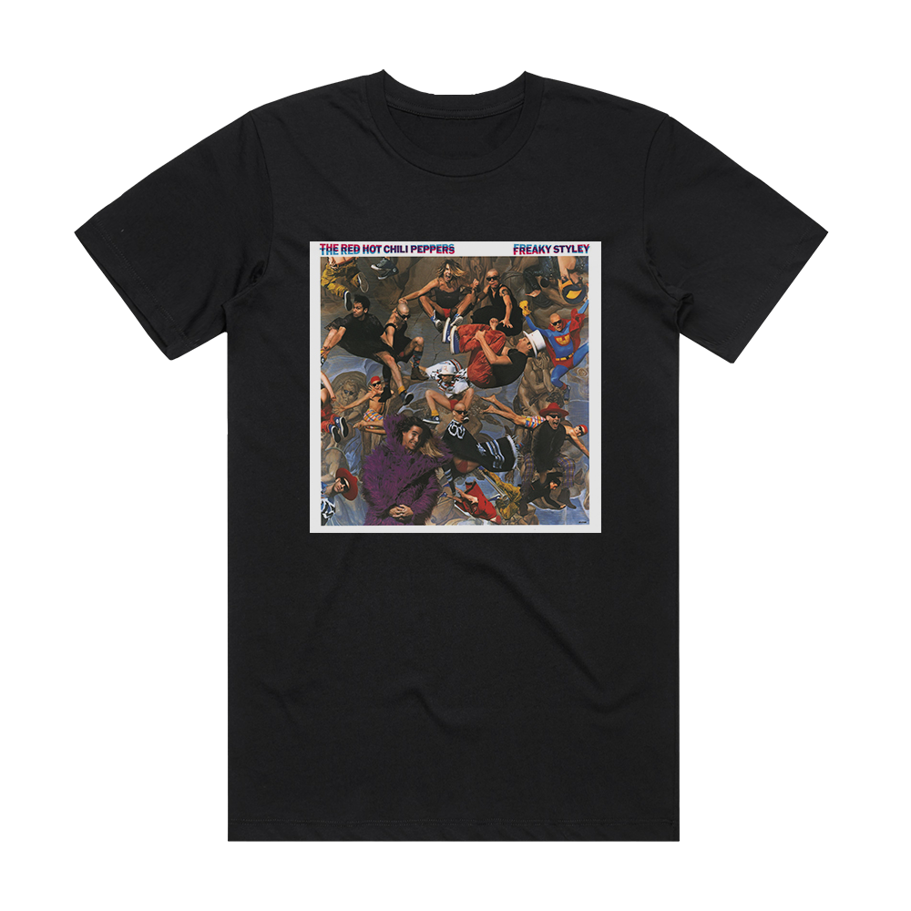 Red Hot Chili Peppers Freaky Styley Album Cover T-Shirt Black – ALBUM ...