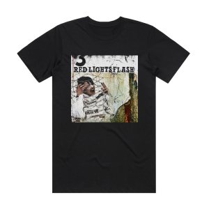 Red Lights Flash Free Album Cover T-Shirt Black