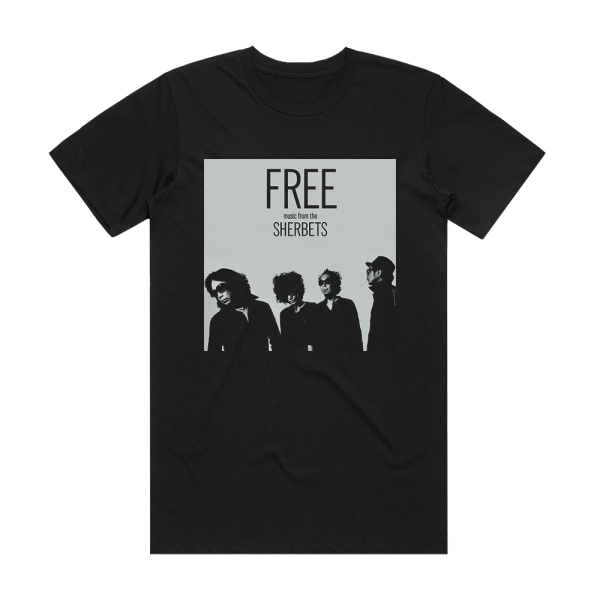 SHERBETS Free Album Cover T-Shirt Black