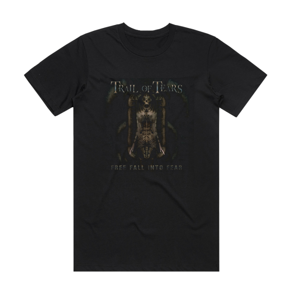 Trail of Tears Free Fall Into Fear Album Cover T-Shirt Black