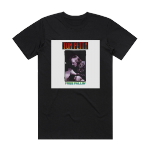 Tom Petty Free Fallin Album Cover T-Shirt Black