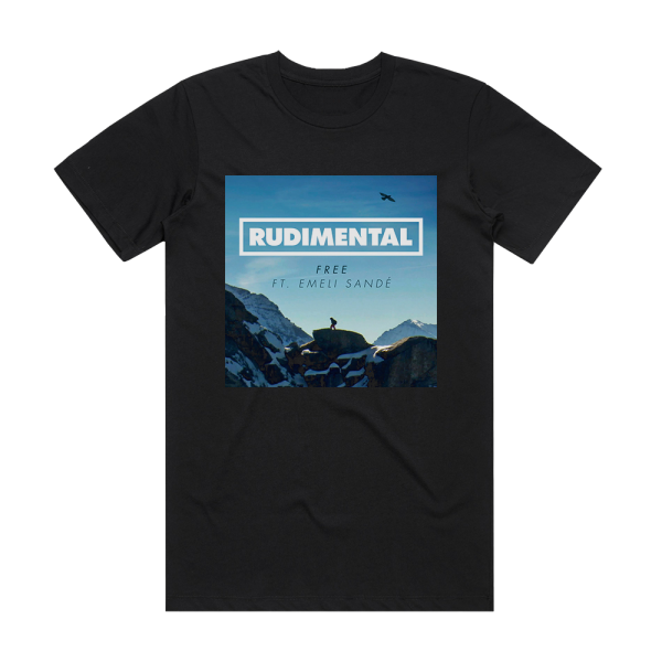 Rudimental Free Remixes Album Cover T-Shirt Black