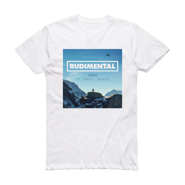 Rudimental Free Remixes Album Cover T-Shirt White