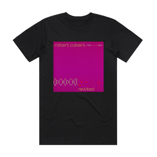 Robert Calvert Freq Album Cover T-Shirt Black