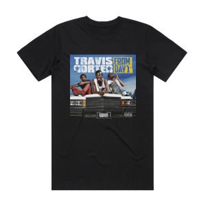Travis Porter From Day 1 Album Cover T-Shirt Black