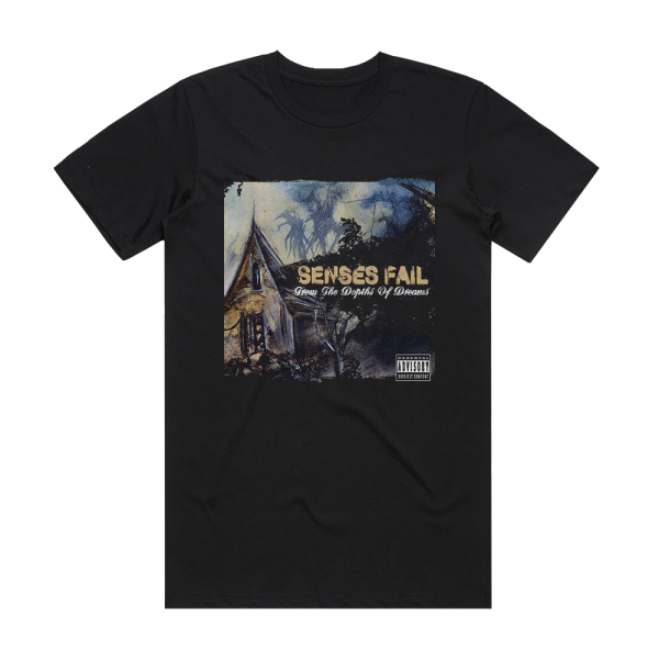 Senses Fail From The Depths Of Dreams Album Cover T-Shirt Black