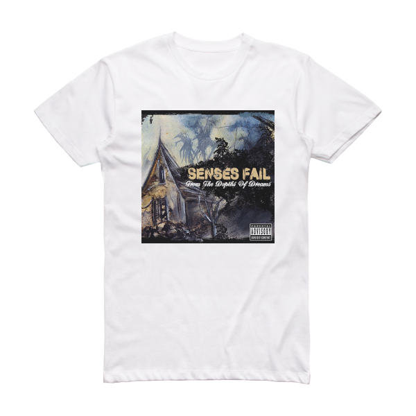 Senses Fail From The Depths Of Dreams Album Cover T-Shirt White