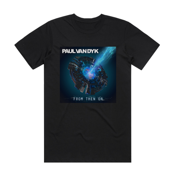 Paul van Dyk From Then On Album Cover T-Shirt Black