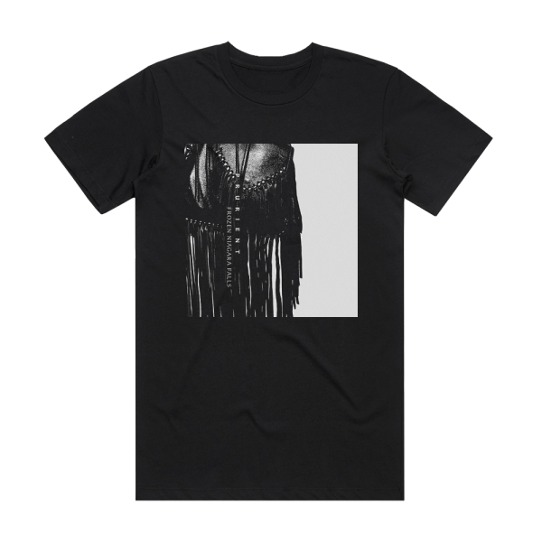 Prurient Frozen Niagara Falls Album Cover T-Shirt Black