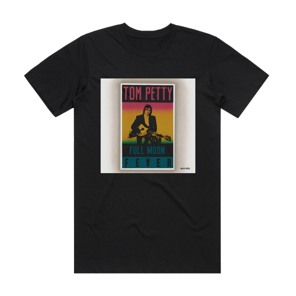 Tom Petty Full Moon Fever 1 Album Cover T-Shirt Black