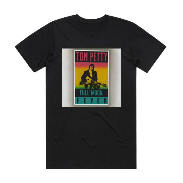 Tom Petty Full Moon Fever 2 Album Cover T-Shirt Black