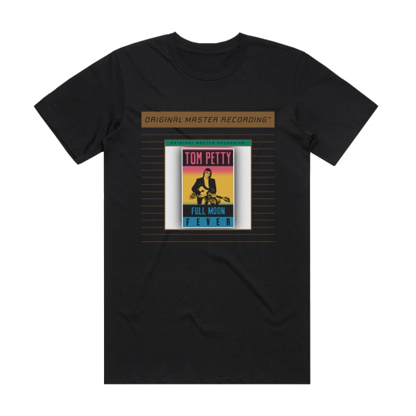 Tom Petty Full Moon Fever 3 Album Cover T-Shirt Black