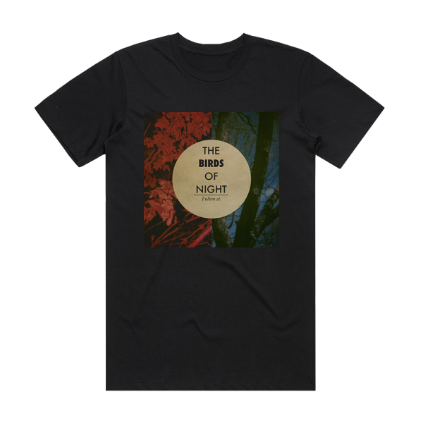 The Birds of Night Fulton St Album Cover T-Shirt Black