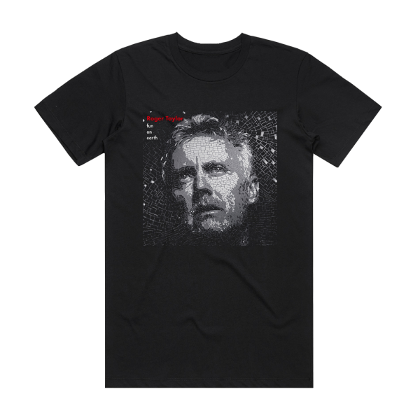 Roger Taylor Fun On Earth Album Cover T-Shirt Black