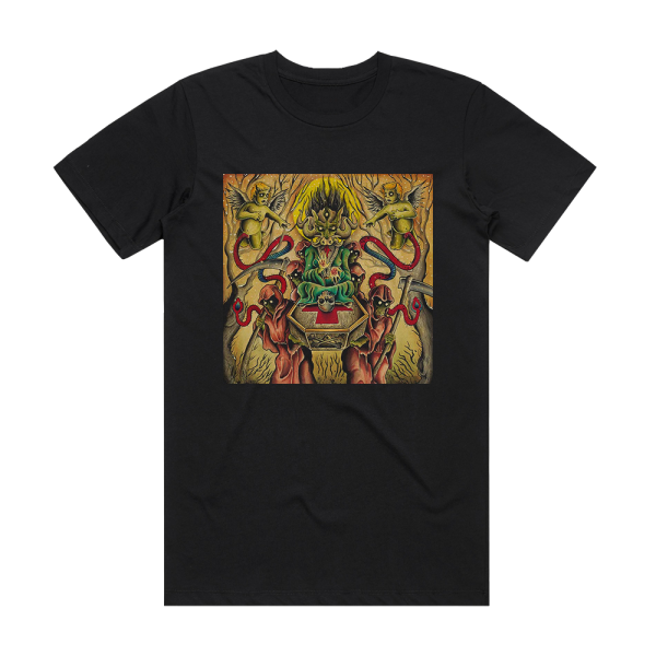 Pulling Teeth Funerary Album Cover T-Shirt Black