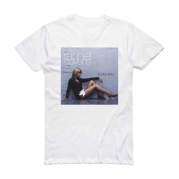Rachel Stevens Funky Dory 1 Album Cover T-Shirt White