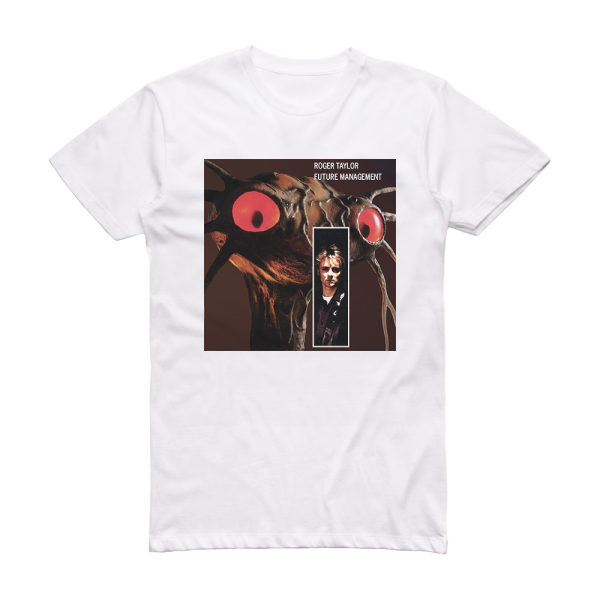 Roger Taylor Future Management Album Cover T-Shirt White