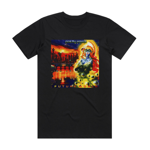 Pretty Maids Future World 1 Album Cover T-Shirt Black