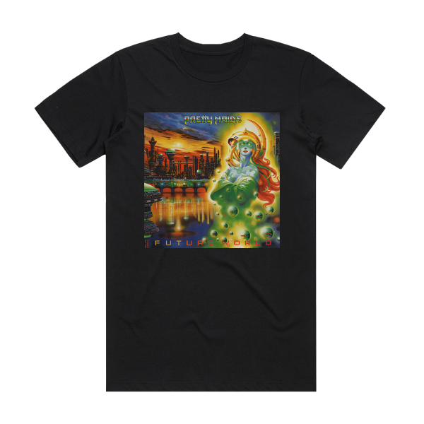 Pretty Maids Future World 2 Album Cover T-Shirt Black