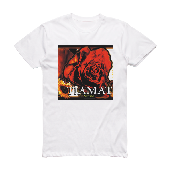 Tiamat Gaia Album Cover T-Shirt White