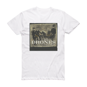 The Drones Gala Mill Album Cover T-Shirt White