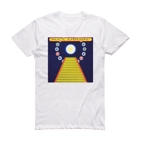 The Cosmic Jokers Galactic Supermarket Album Cover T-Shirt White