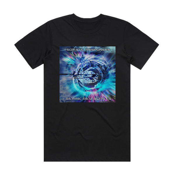 Somatic Responses Gamma Ray Bursts Album Cover T-Shirt Black