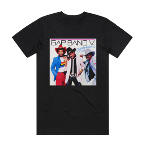 The Gap Band Gap Band V Jammin Album Cover T-Shirt Black