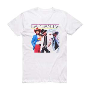 The Gap Band Gap Band V Jammin Album Cover T-Shirt White