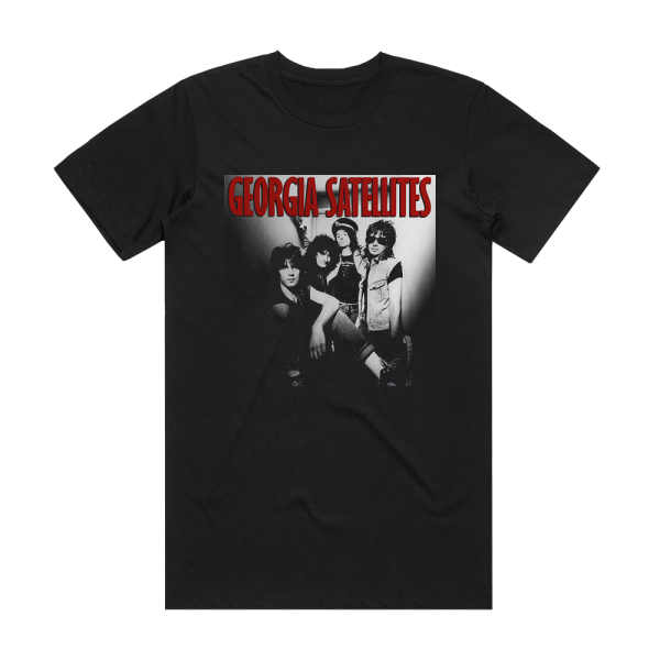 The Georgia Satellites Georgia Satellites Album Cover T-Shirt Black