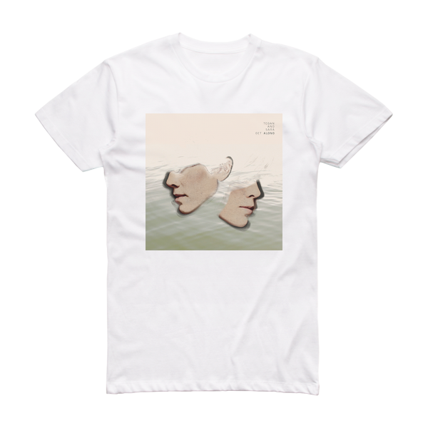 Tegan and Sara Get Along Album Cover T-Shirt White