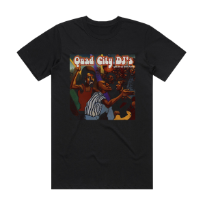 Quad City DJs Get On Up And Dance Album Cover T-Shirt Black