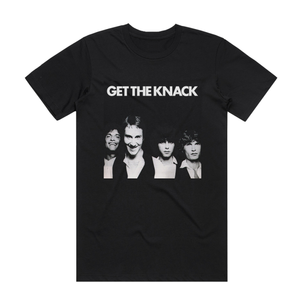 The Knack Get The Knack Album Cover T-Shirt Black