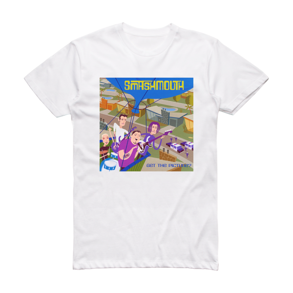 Smash Mouth Get The Picture Album Cover T-Shirt White