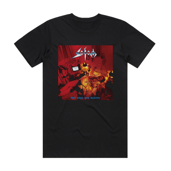 Sodom Get What You Deserve Album Cover T-Shirt Black