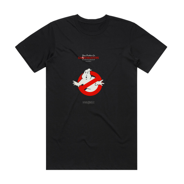 Ray Parker Jr Ghostbusters 1 Album Cover T-Shirt Black