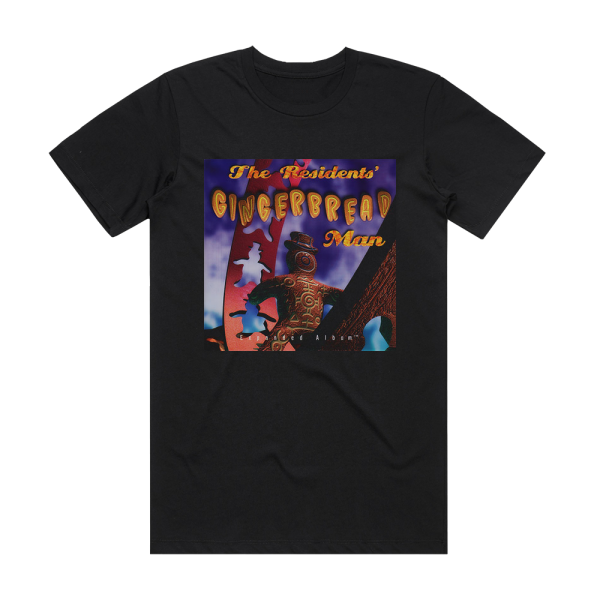 The Residents Gingerbread Man Album Cover T-Shirt Black