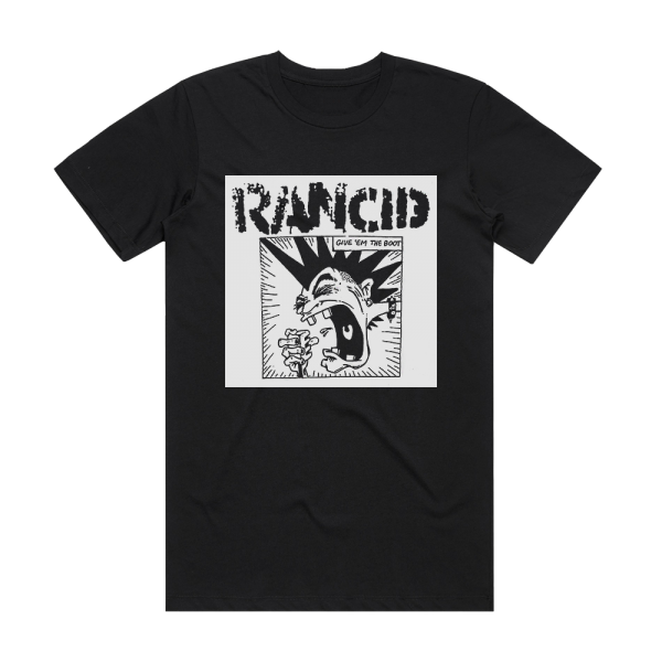 Rancid Give Em The Boot Album Cover T-Shirt Black