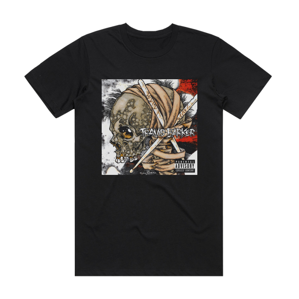 Travis Barker Give The Drummer Some Album Cover T-Shirt Black